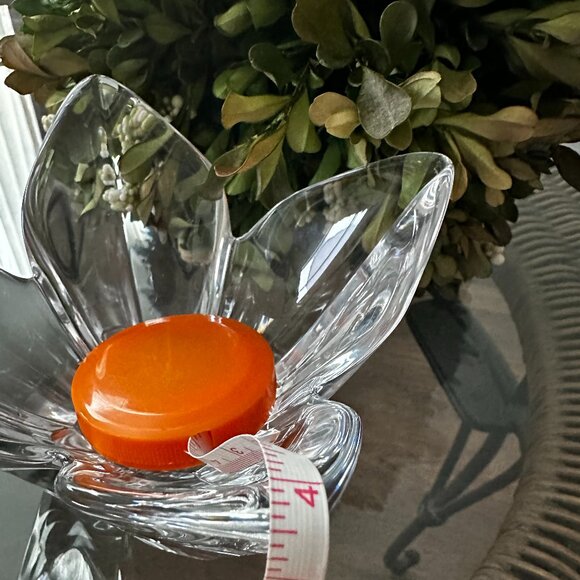 Sweden Crystal Tulip Decorative small Bowl/Candleholder/Trinket Bowl by Orrefors - Picture 5 of 6